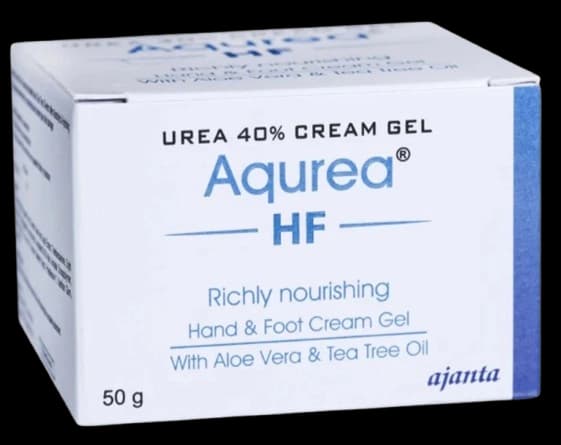 Aqurea-HF Gel (Urea 40% Hand & Foot Cream Gel) – 50 gm tube